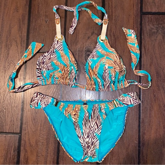 ViX Paula Hermanny Lotus Bikini Swim Suit Set - Picture 6 of 12